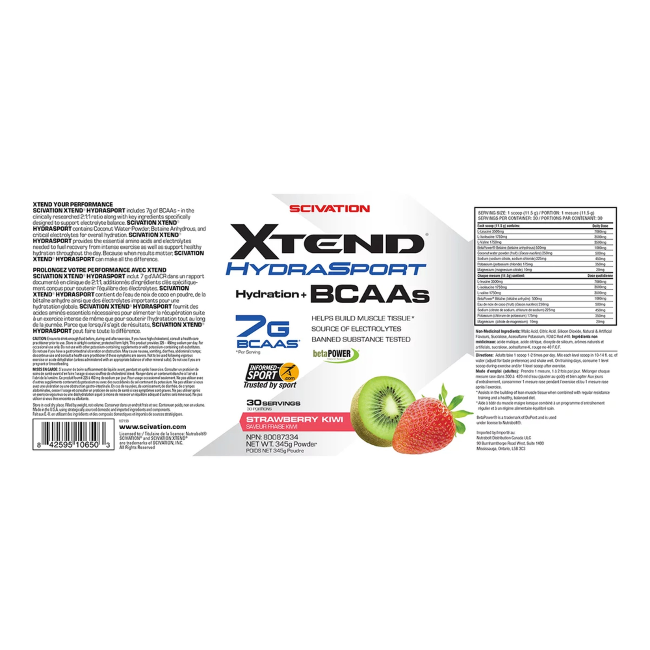 Xtend Hydrasport Strawberry Kiwi SportChek