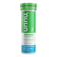 Nuun Vitamins Blueberry Pomegranate Hydration Tablets Front_Flat