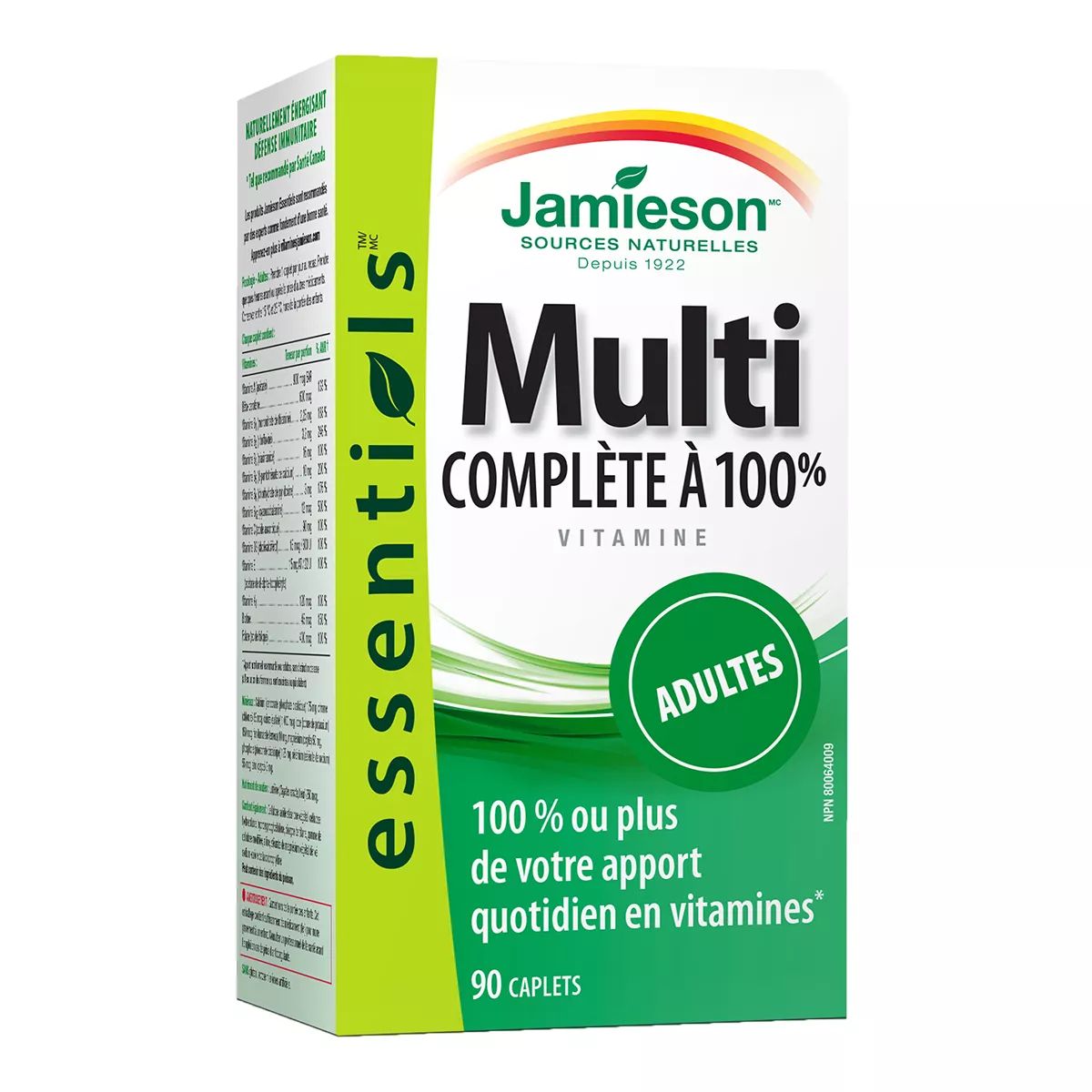 Jamieson Unisex Multi 100 Complete Multivitamin for Adults