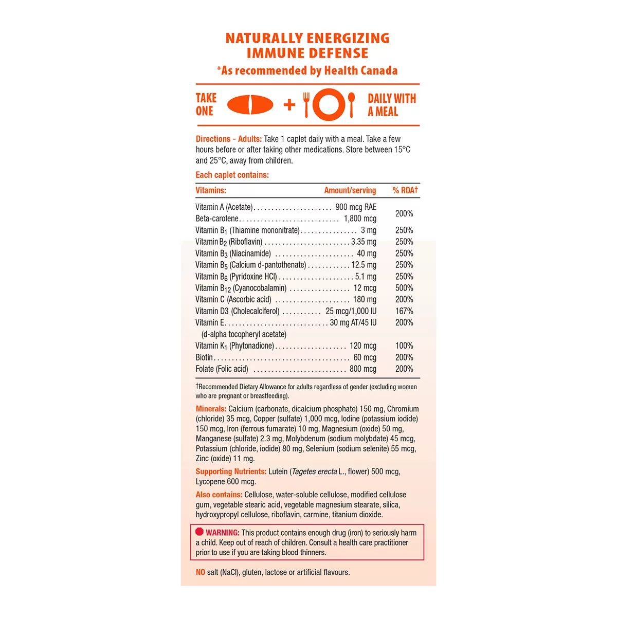 Jamieson 100% Complete Multivitamin for Adults  Max Strength