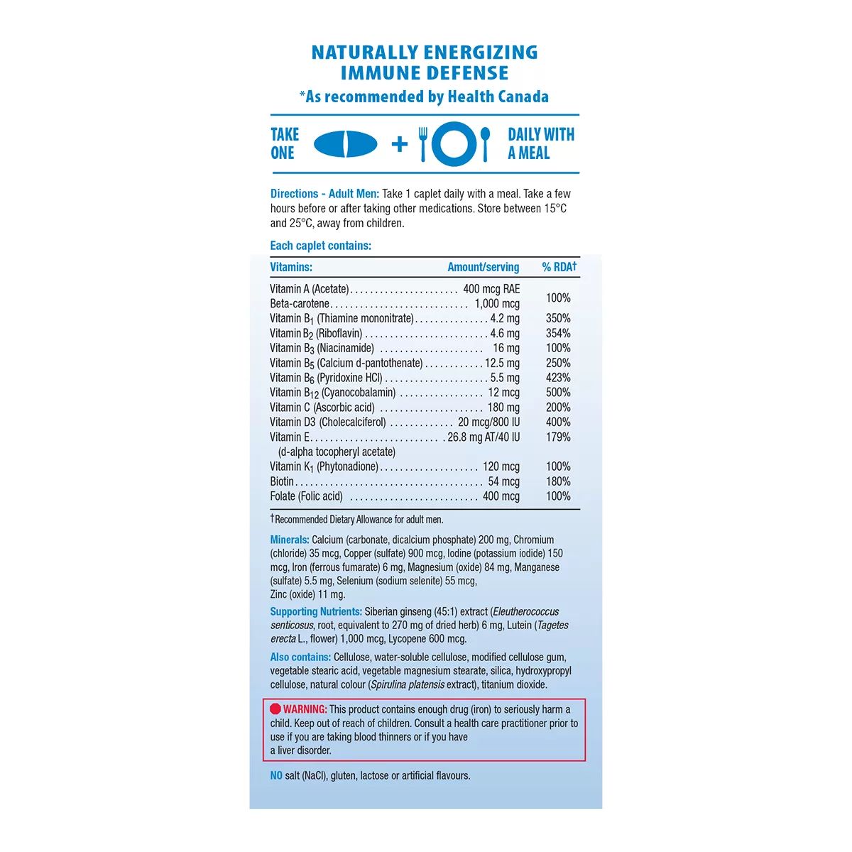 Jamieson 100% Complete Multivitamin for Men