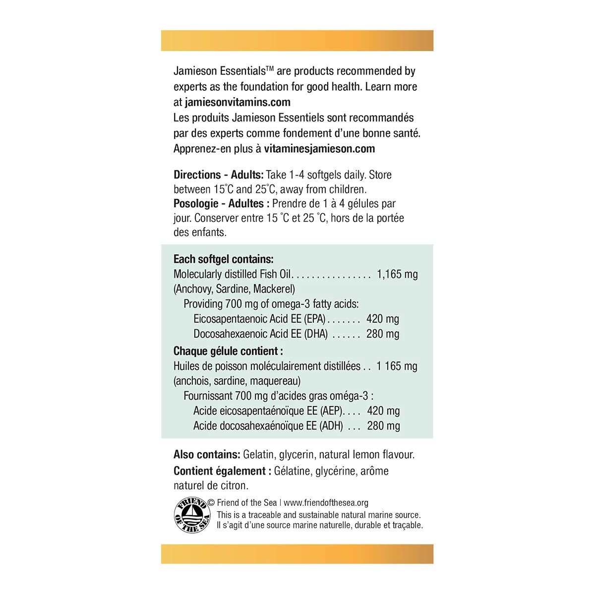 Jamieson Omega 3 Essentials