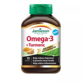 Jamieson Omega 3 Turmeric Softgels Front_Flat