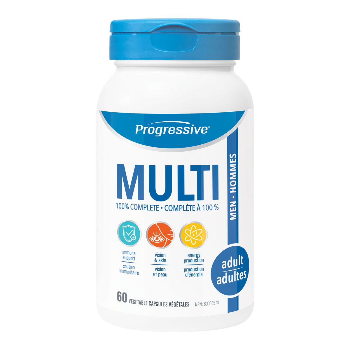 Progressive Men's MultiVitamin - 60 Caplets