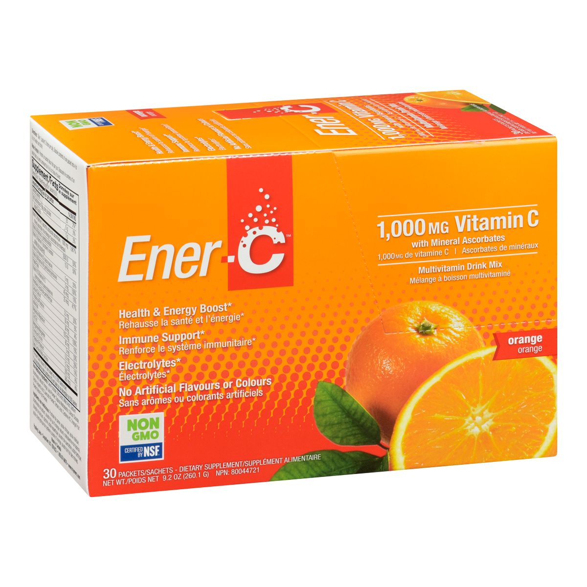 Ener-C Vitamin C Orange 30 Pack 1000 Mg