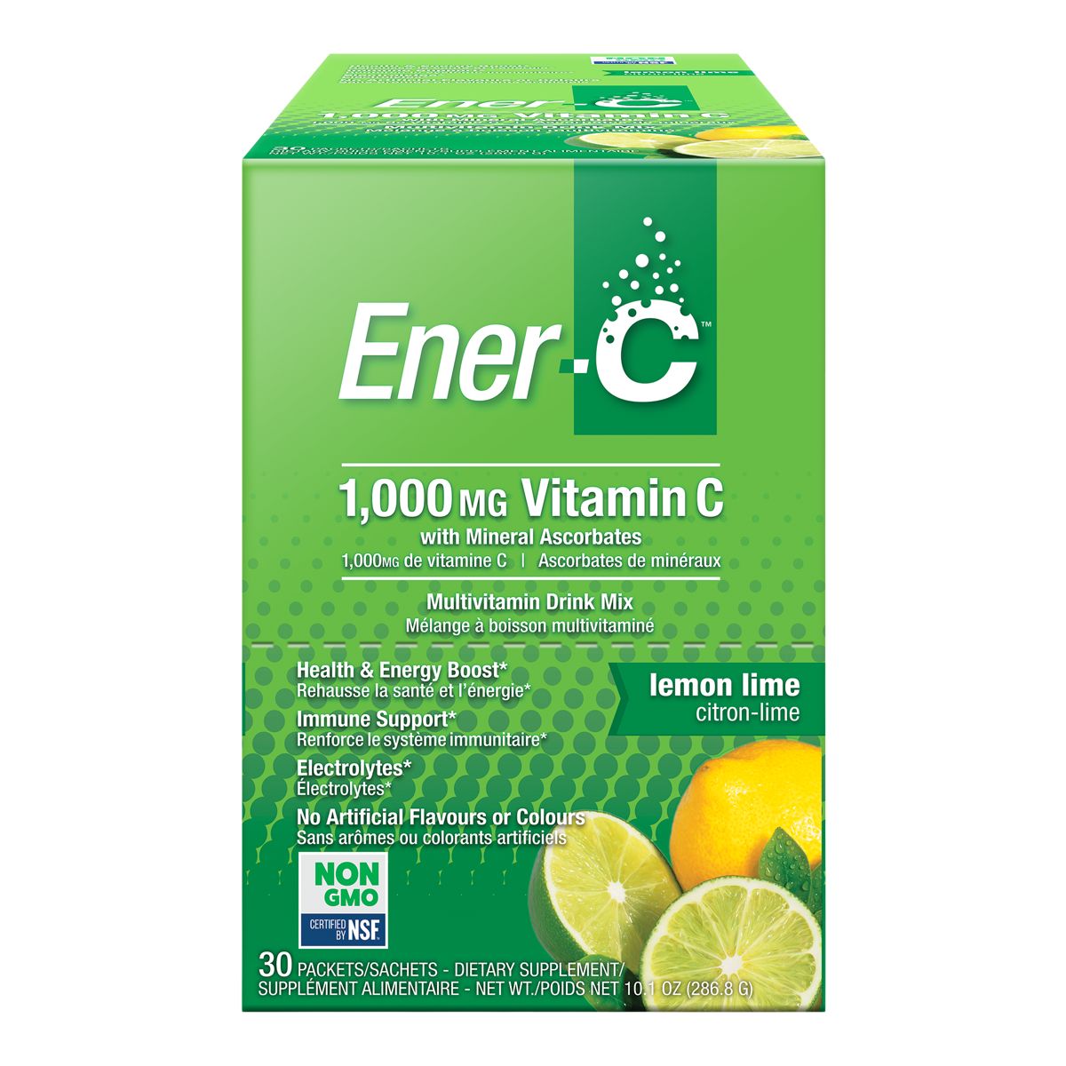 Ener-C Lemon Lime 30 Pack Multivitamin Drink Mix