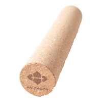 Halfmoon Natural Cork Massage Roller Front_Angled_Left