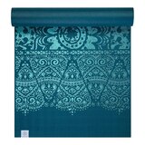 Gaiam Studio Select Yoga Mat, 6mm, PVC, Stable Grip, Non-Slip One side Overhead_Flat