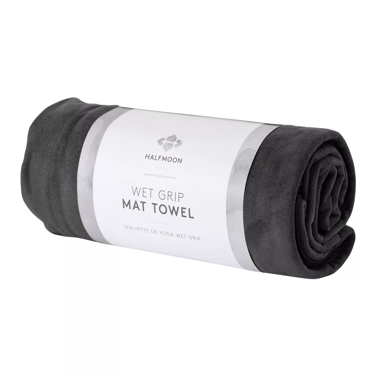 Halfmoon Wet Grip Mat Towel Charcoal