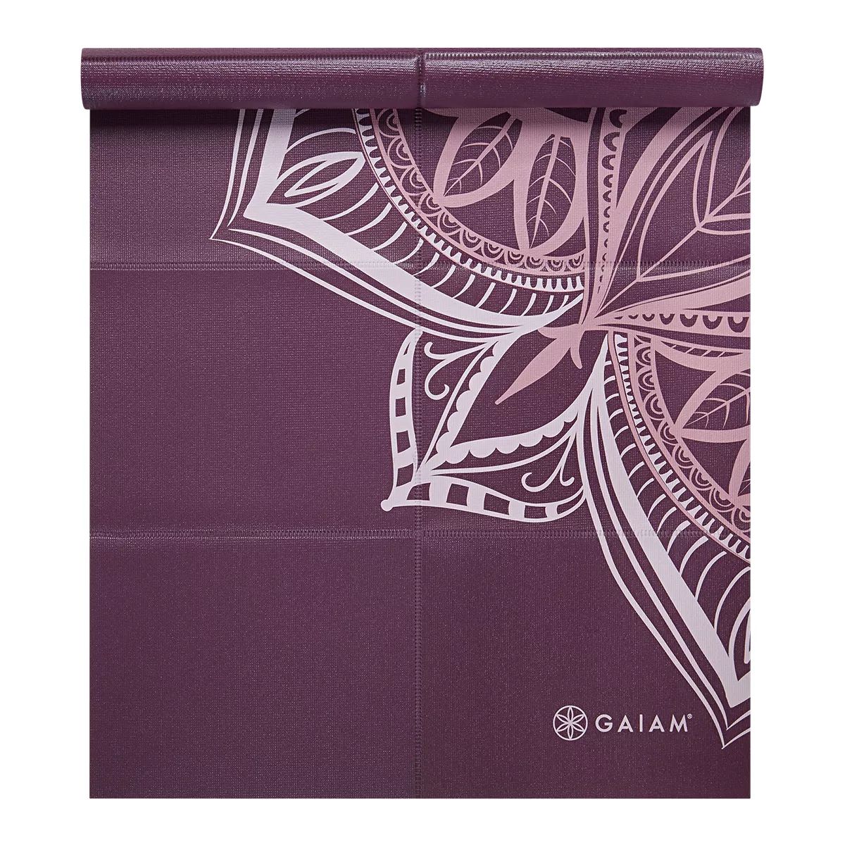 Gaiam Yoga Mat, 2mm, PVC, Foldable, Ultra Lightweight Composite_or_Mixed