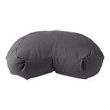Halfmoon Meditation Cushion - Charcoal Front_Elevated