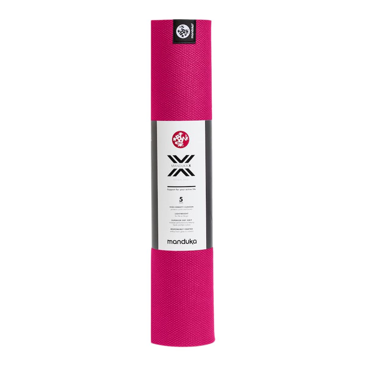 Manduka X Yoga Mat, 5mm, Dry Grip, Lightweight Front_Flat
