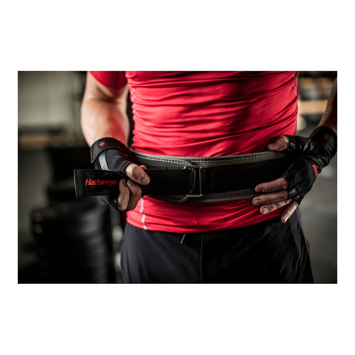 Harbingere Men's FlexFit Contour Weight Lifting Belt, 6 Inch