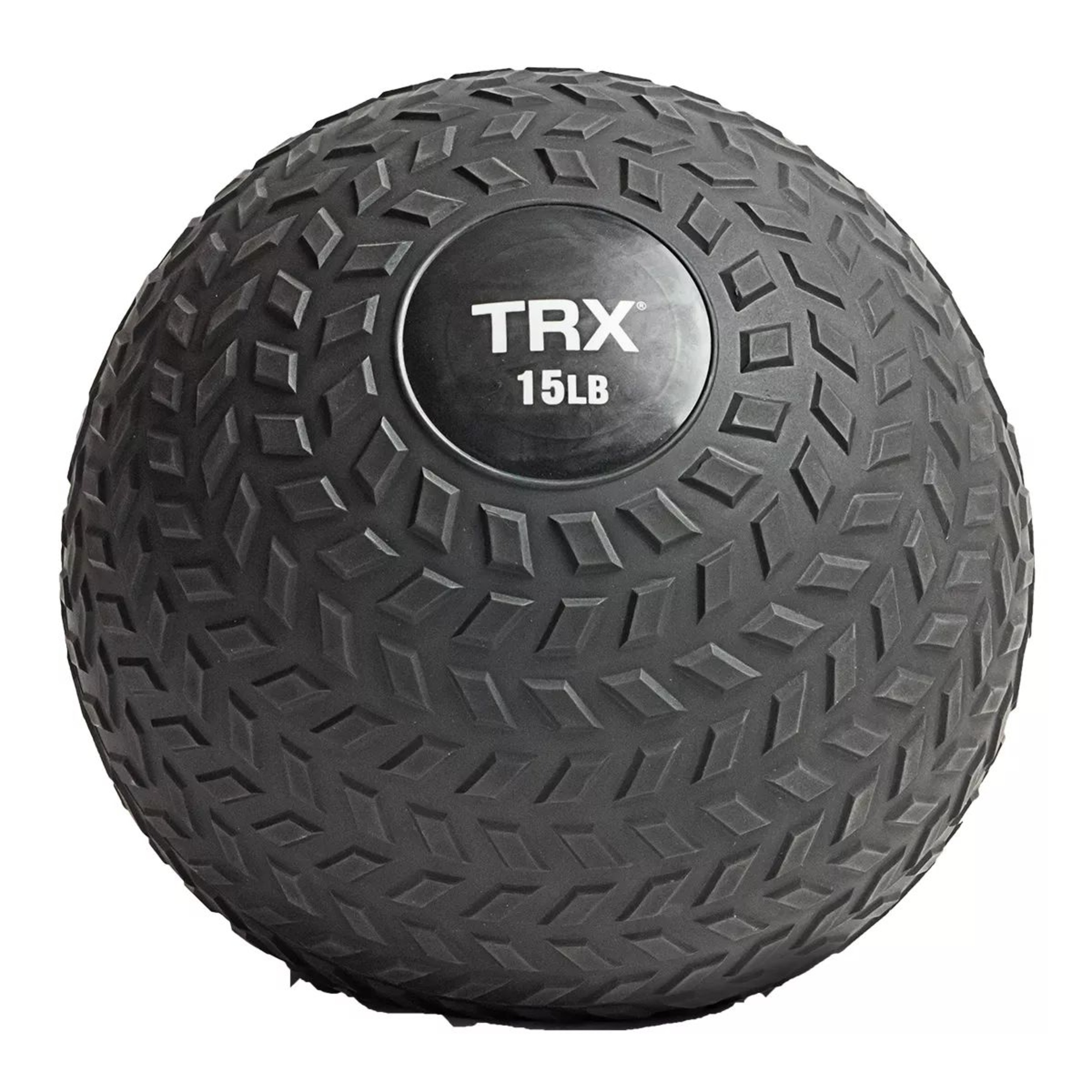 TRX 15 lb Slam Ball, Weight, Home Gym Front_Flat