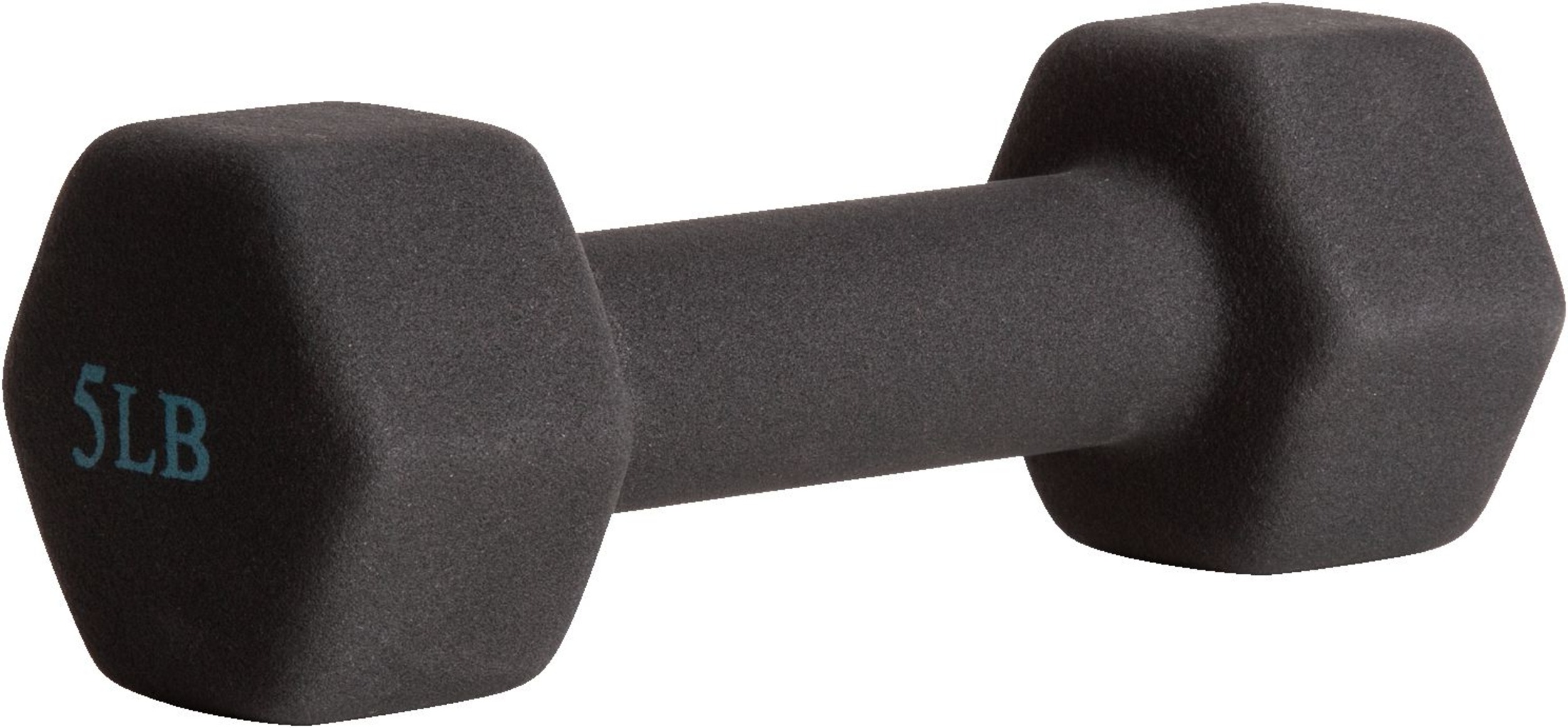 Energetics 5 lb Neoprene Dumbbell Front_Angled_Right