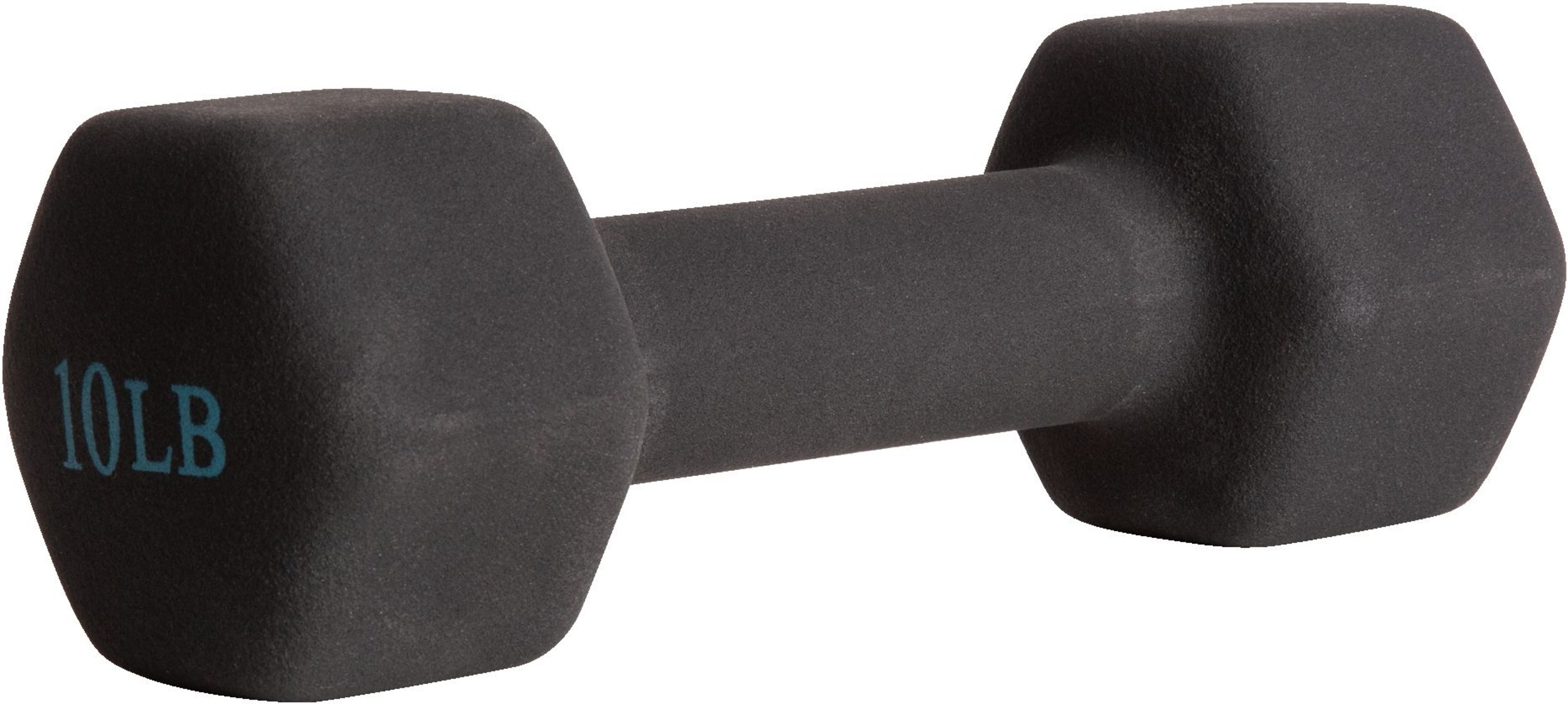 Energetics 10 lb Neoprene Dumbbell, Weight, Home Gym Front_Angled_Right