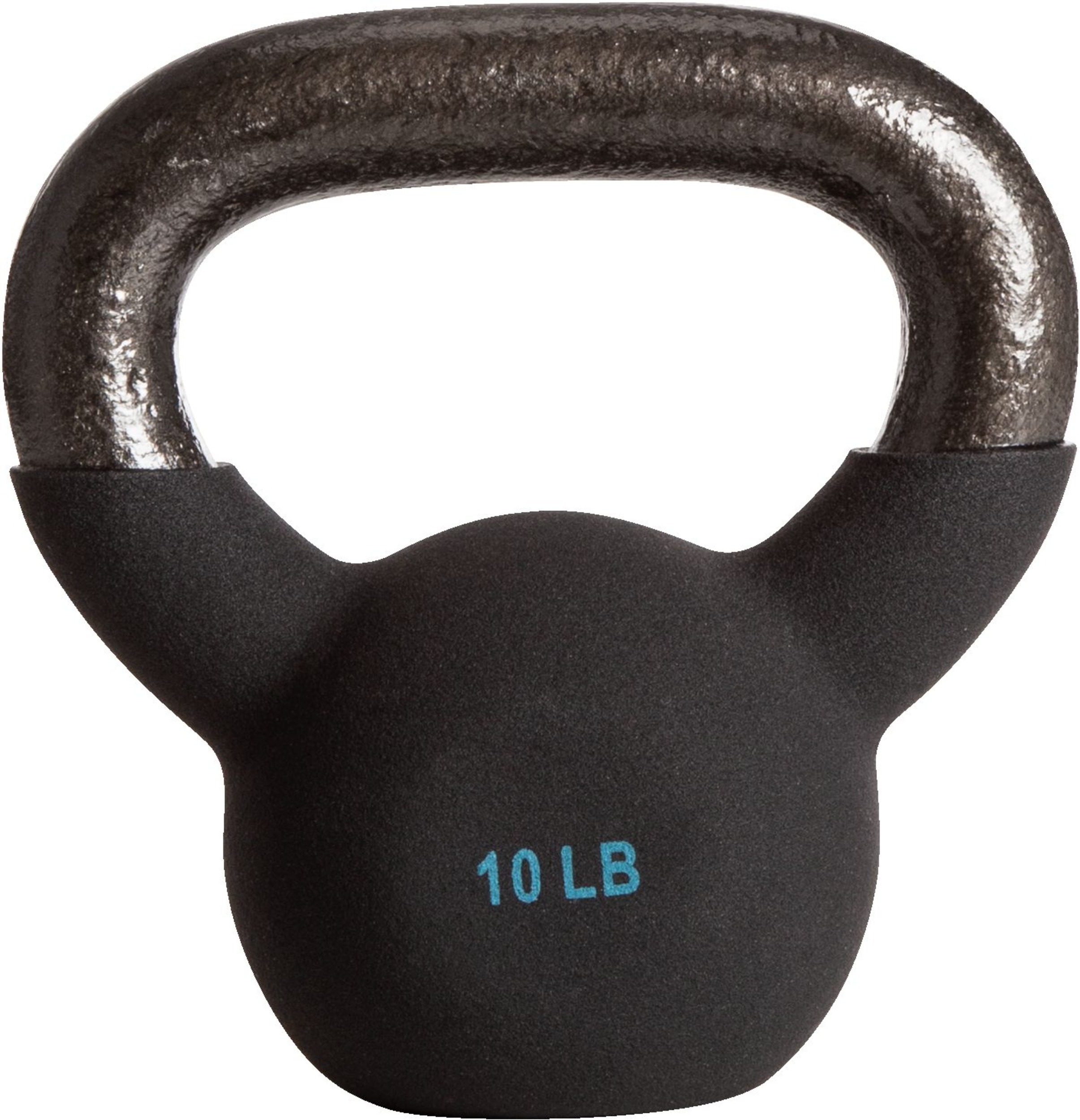 Energetics 10 lb Neoprene Kettlebell, Weight, Home Gym Front_Flat