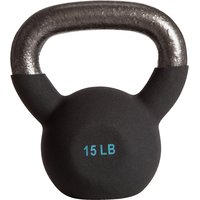 Energetics 15 lb Neoprene Kettlebell Front_Flat