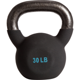 Energetics 30 lb Neoprene Kettlebell, Weight, Home Gym Front_Flat