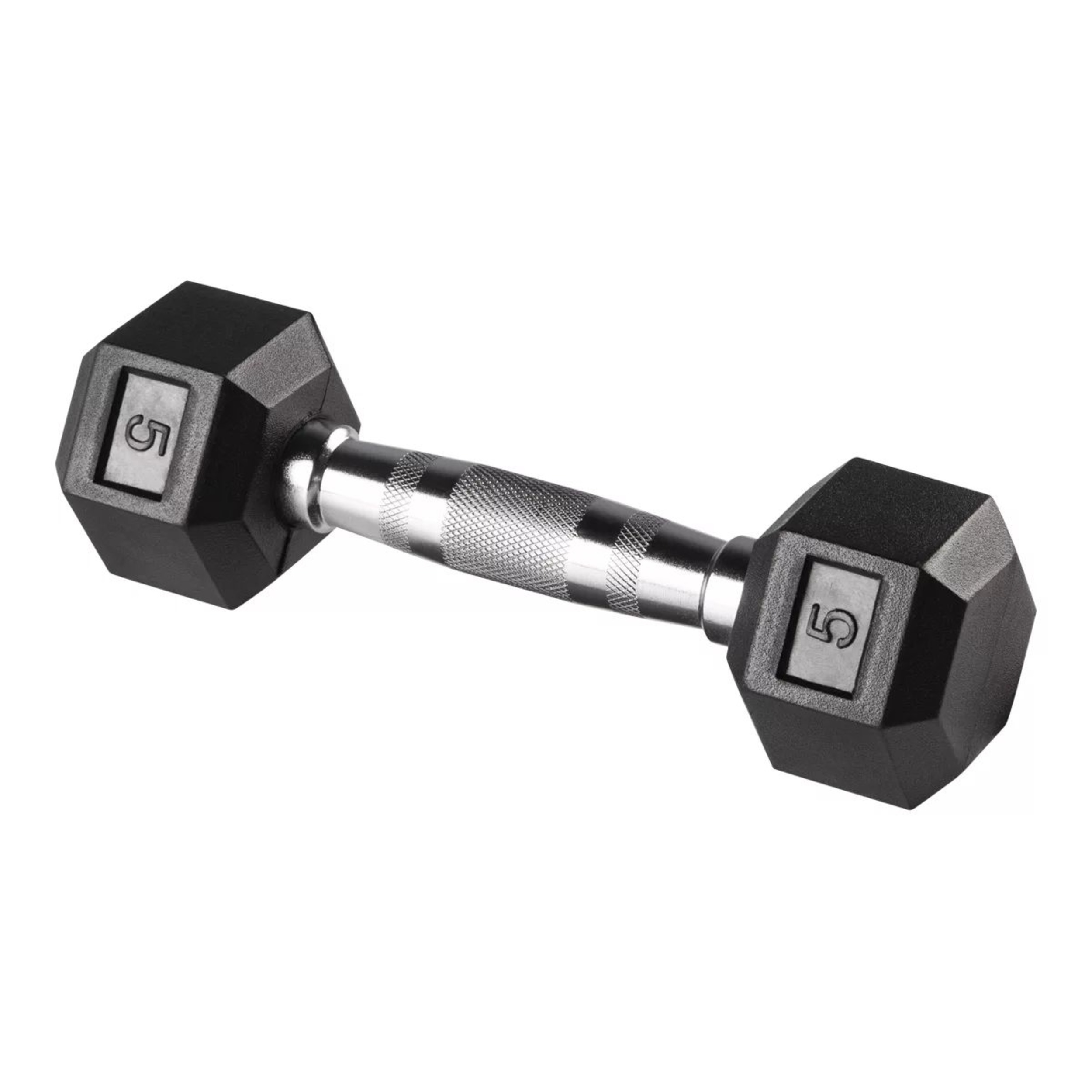 Durahex 5 lb Hex Rubber Dumbbell, Weight, Home Gym SportChek