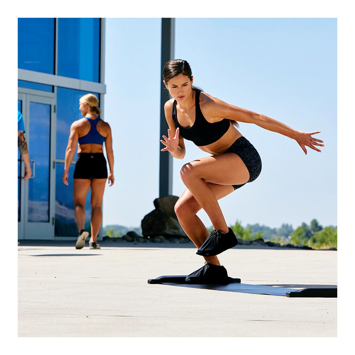 SPRI Slide Board Core Workout Kit CloseUp