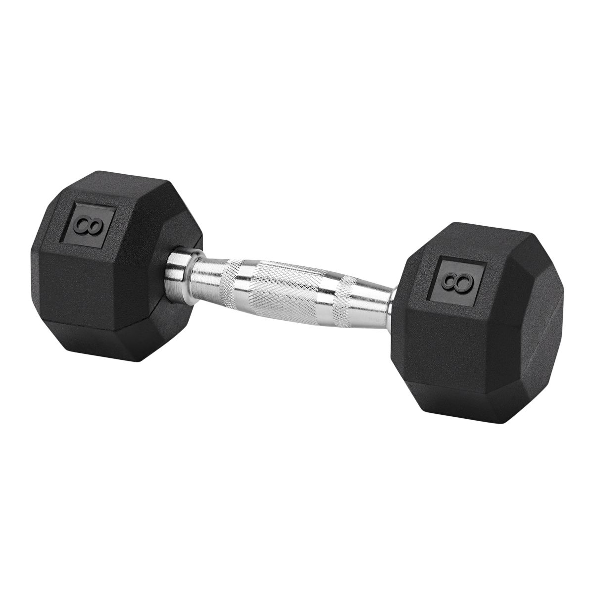 Gaiam 8 lb Rubber Hex Dumbbell Weight Home Gym SportChek