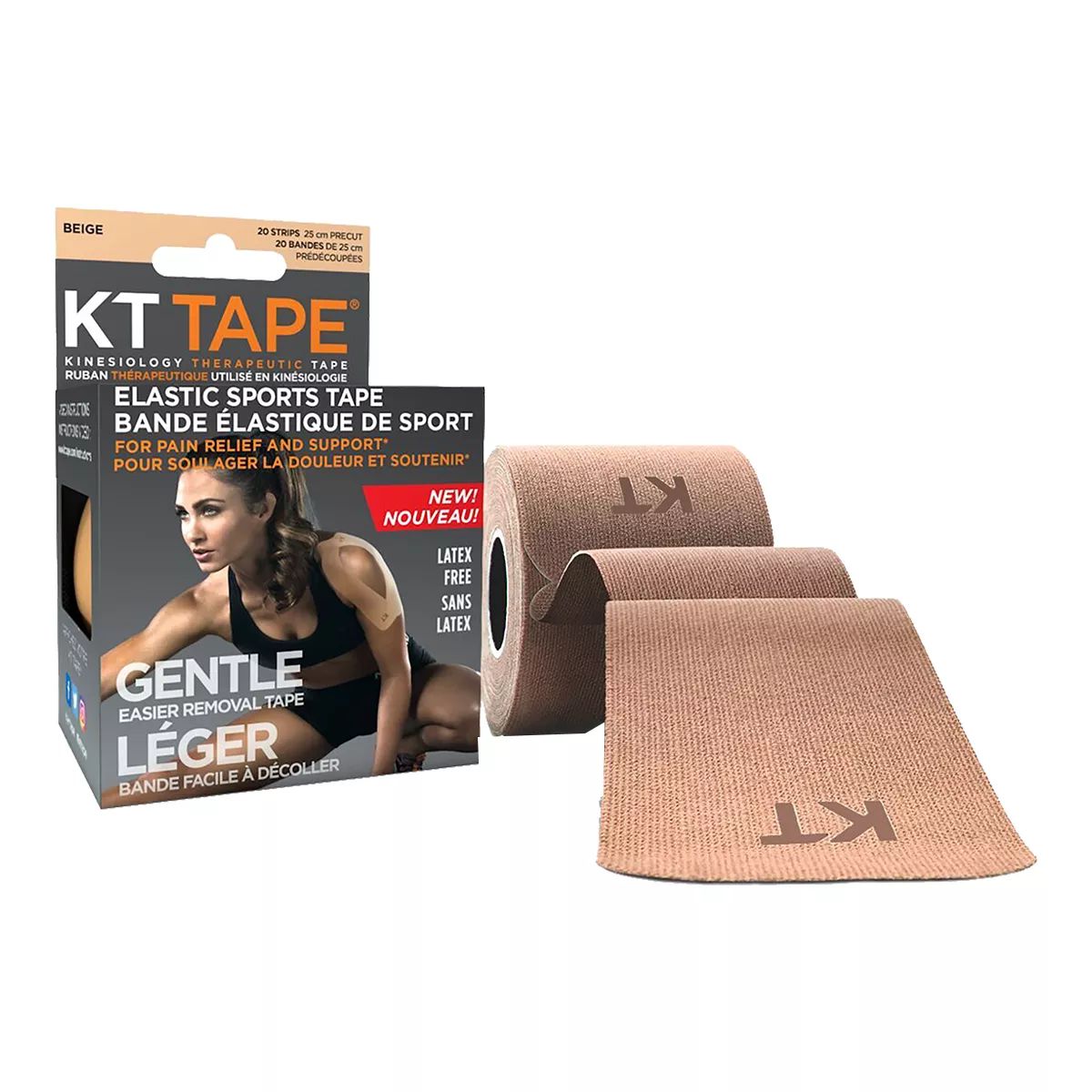 KT Gentle Tape Gentle Adhesive Comfortable Sports Tape