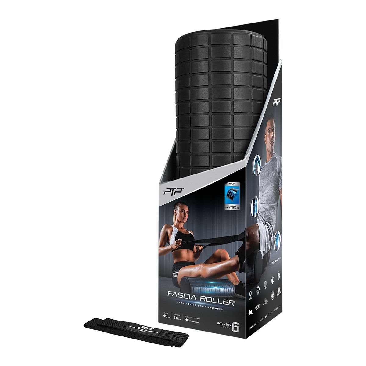 PTP Fascia  Roller, Massage, Recovery, Muscle Release Composite_or_Mixed