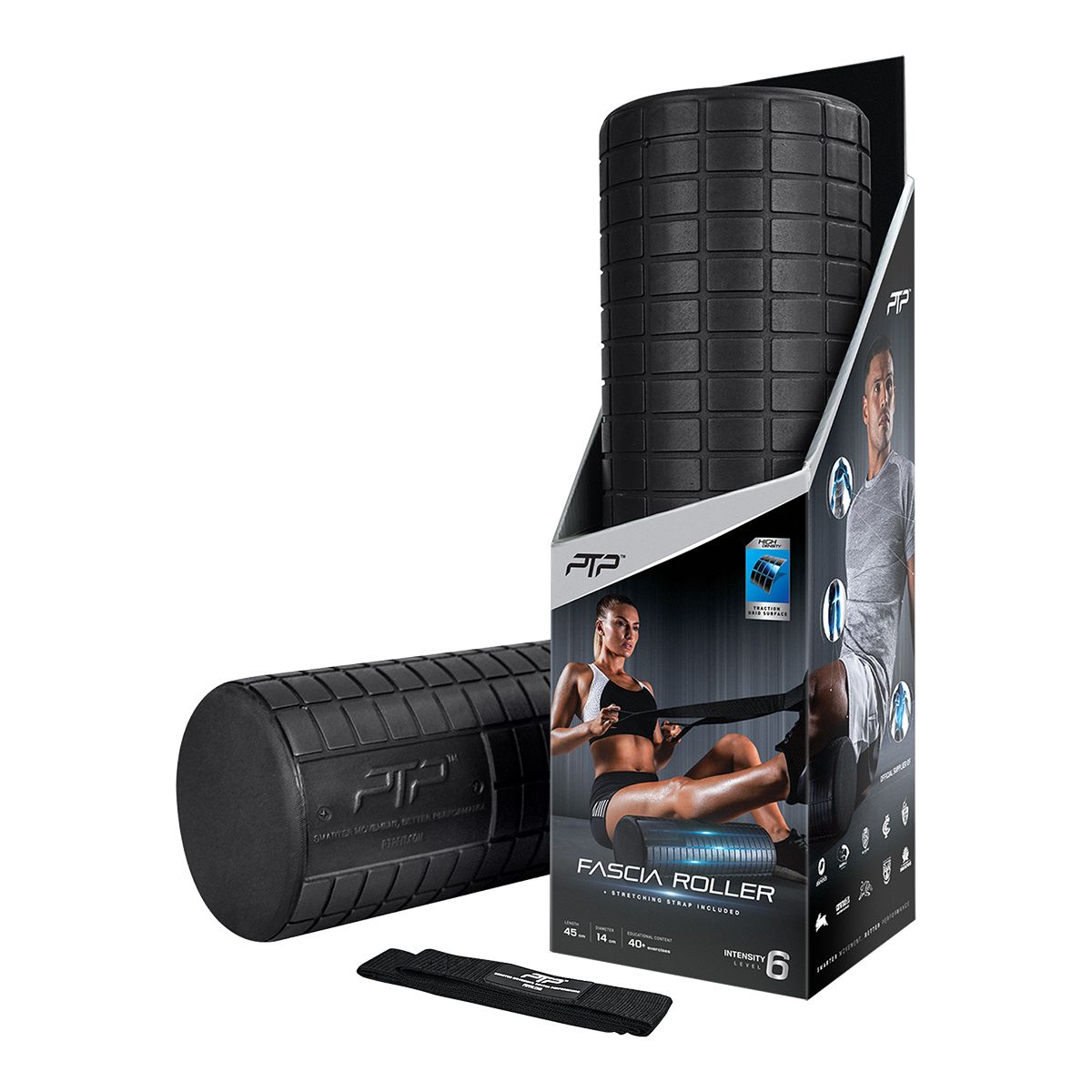 PTP Fascia  Roller, Massage, Recovery, Muscle Release Composite_or_Mixed