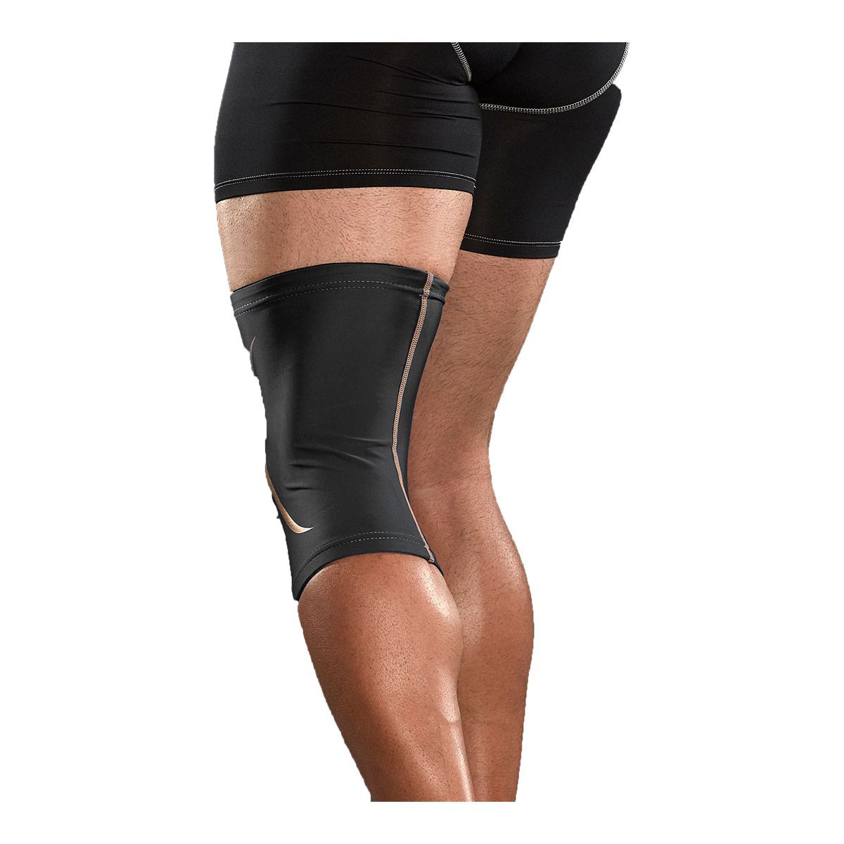 Copper Compression Leg Compression Sleeve - Copper Infused Knee Stabilizer  Brace for Running, Meniscus Tear, ACL, MCL, Arthritis, Joint Pain Relief.  Thigh & Calf Support. Fit for Men & Women X-large (Pack
