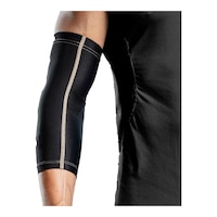 Tommie Copper Compression Elbow Sleeve - Black Front_Flat