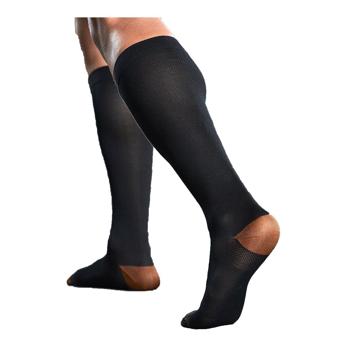 Tommie Copper Black Compression Socks 2-Pack