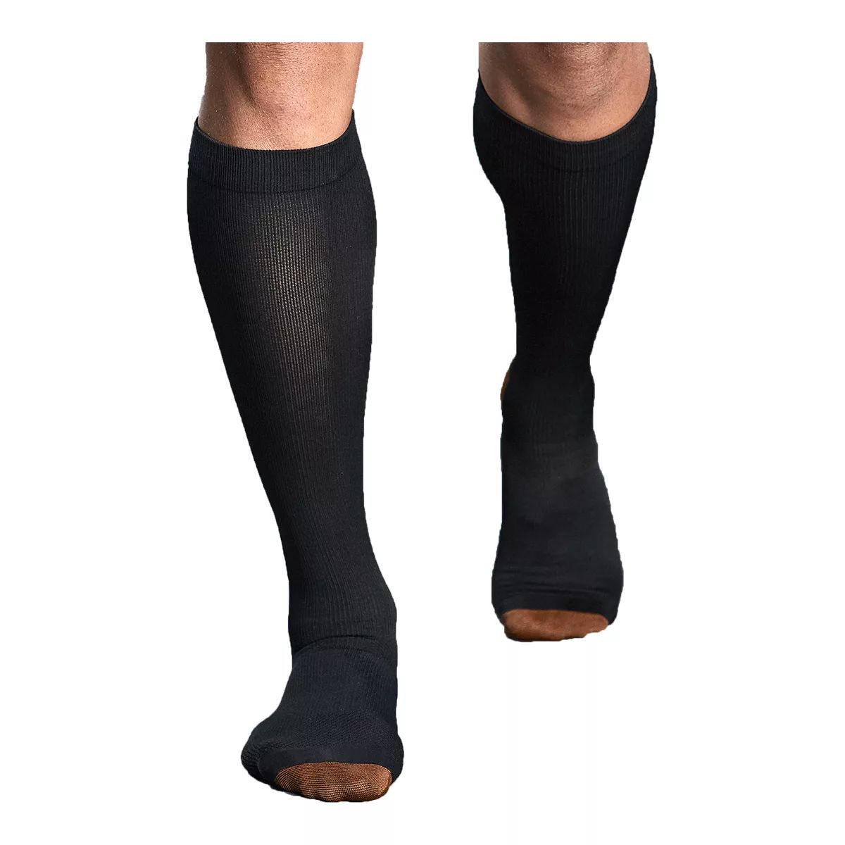2pc Copper Compression Sock Compression Stocking zipper compression sock  with zip chaussette de compression medias de