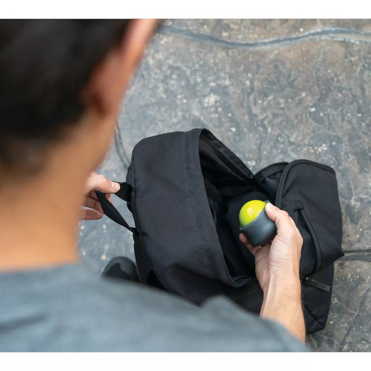 TriggerPoint Handheld Massage Ball, Recovery, Muscle Release Bottom_Plunge