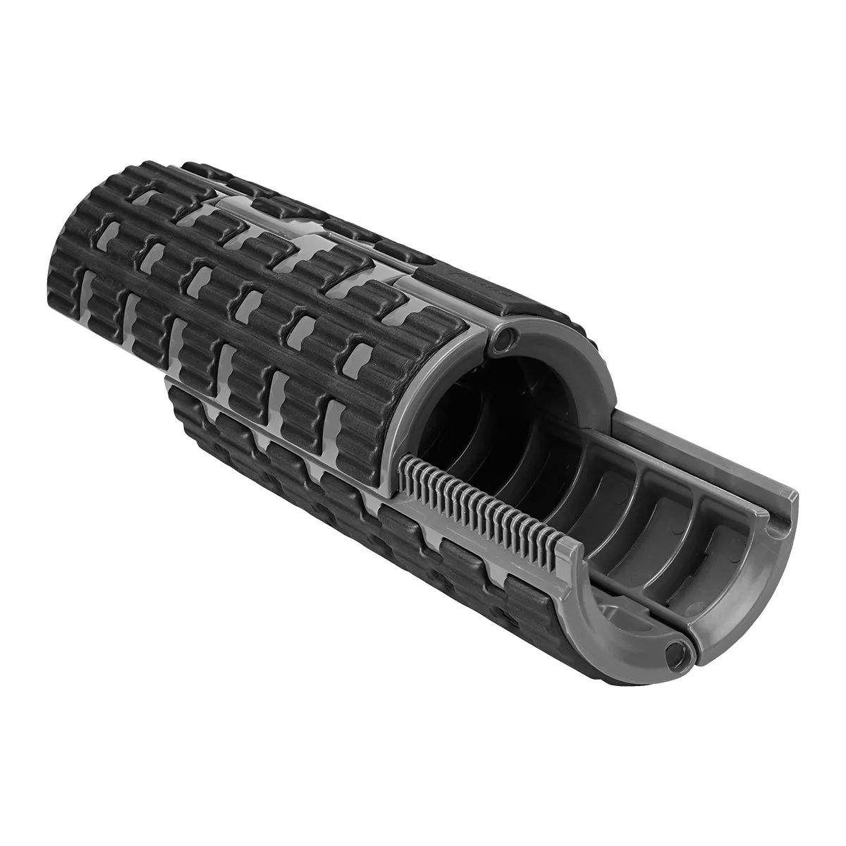 Gaiam Restore Collapsible Foam Roller, Massage, Recovery, Muscle Release Front_Three_Fourths_Angled_Left