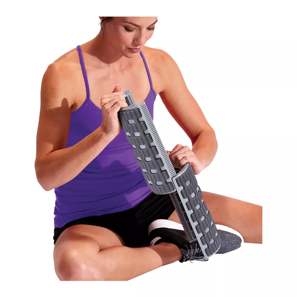 Gaiam Restore Collapsible Foam Roller, Massage, Recovery, Muscle Release Front_Angled_Right