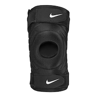 Nike Pro Open Knee Sleeve With Strap Front_Flat