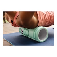 TriggerPoint Grid 1.0 13" Foam Roller - Midnight Front_Angled_Left