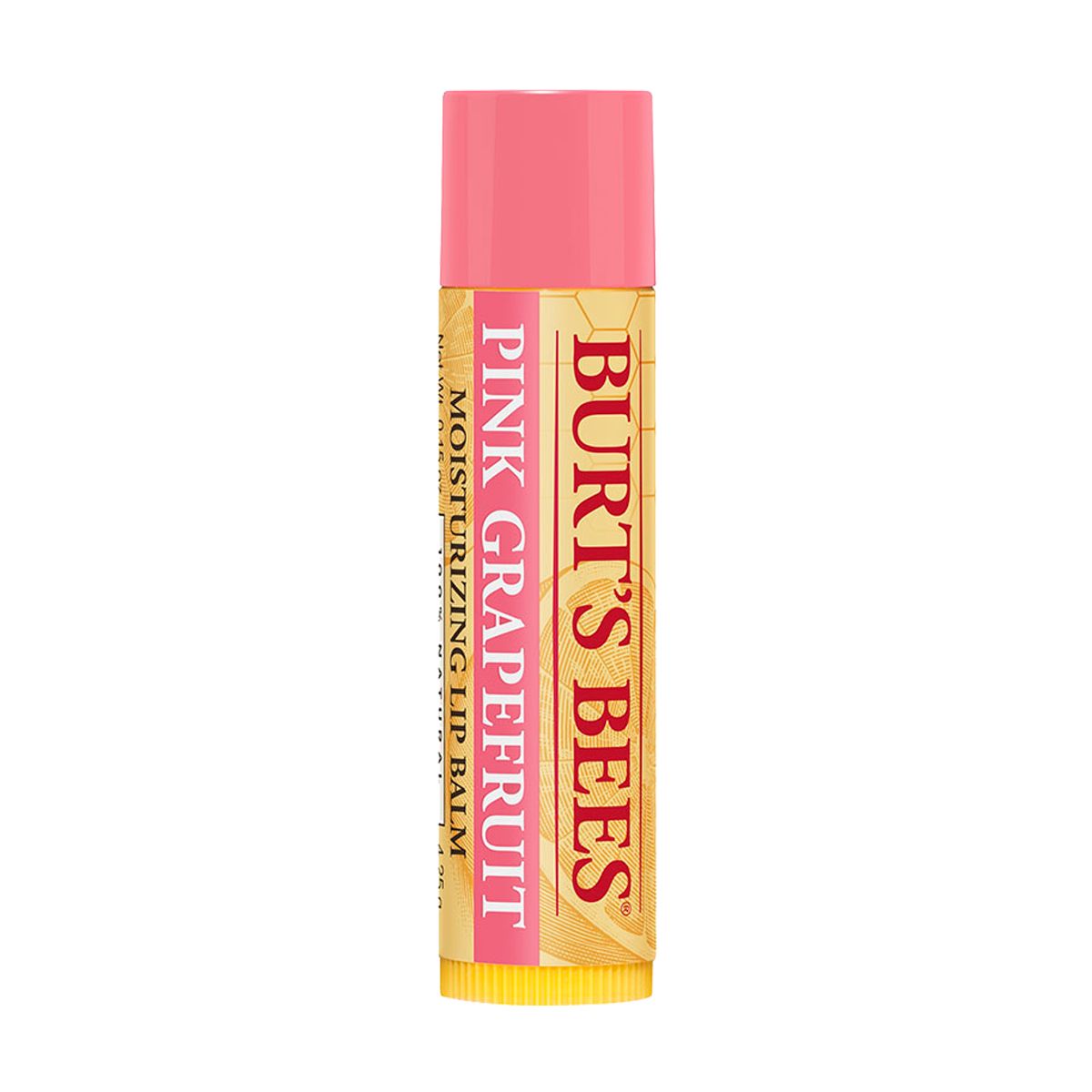 Image of Burt’s Bees 100% Natural Moisturizing Lip Balm Pink Grapefruit - 1 Tube