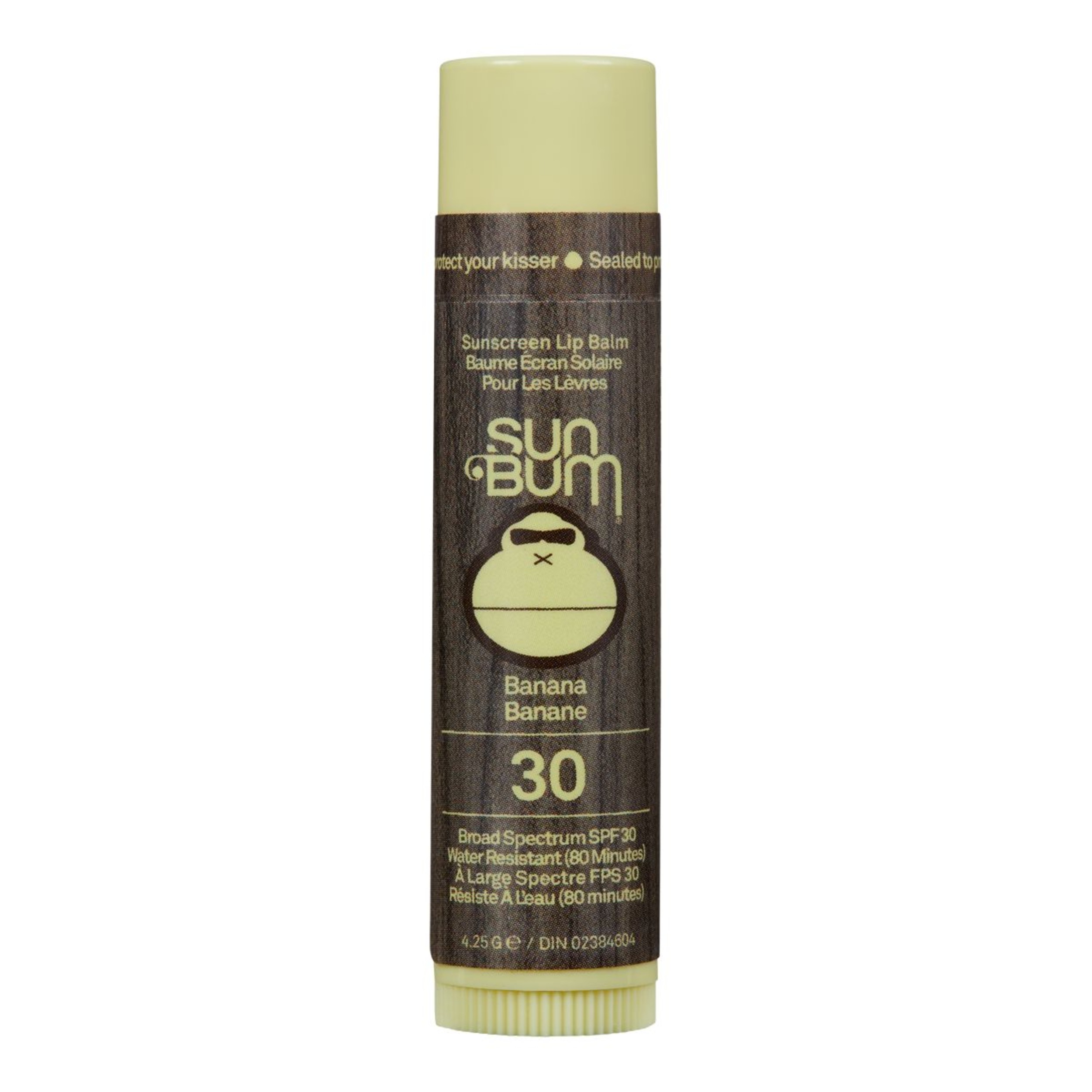 Sun Bum Lip Balm Banana Front_Flat