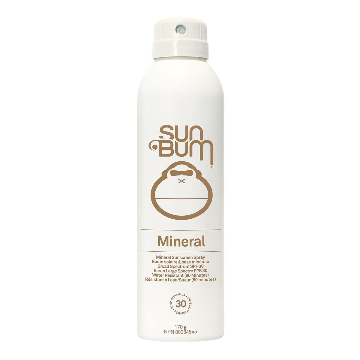 Sun Bum Mineral SPF 30 Sunscreen Spray Front_Flat