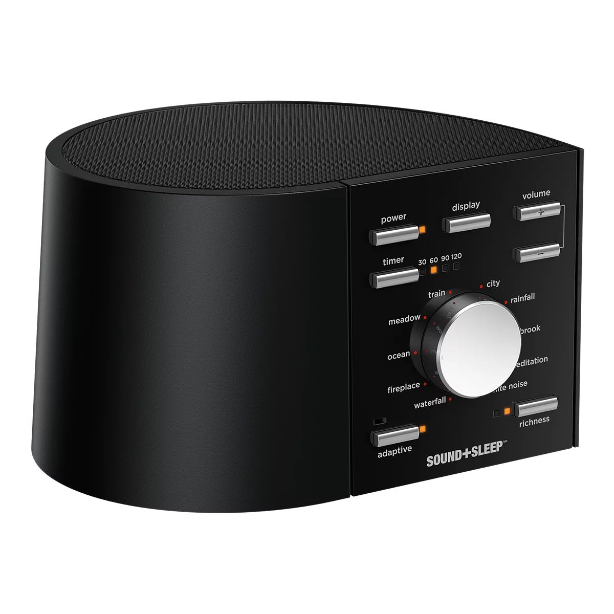 Sound + Sleep Sound Machine Front_Three_Fourths_Angled_Right