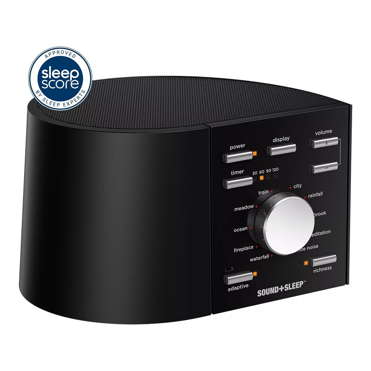 Sound + Sleep Sound Machine Front_Three_Fourths_Angled_Right