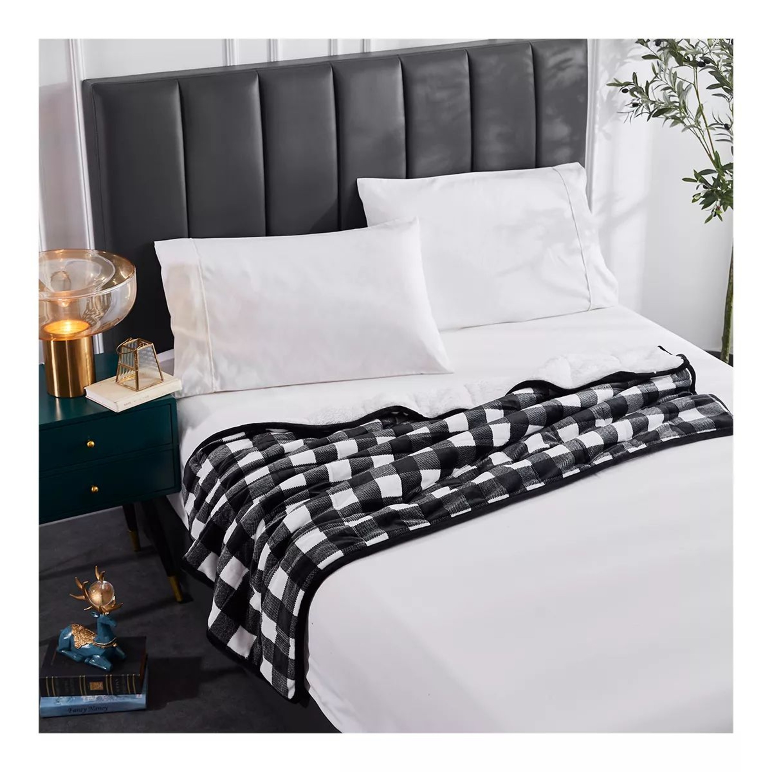 Pur Serenity Kids Applique Reversible Velvet to Sherpa 6lb Weighted