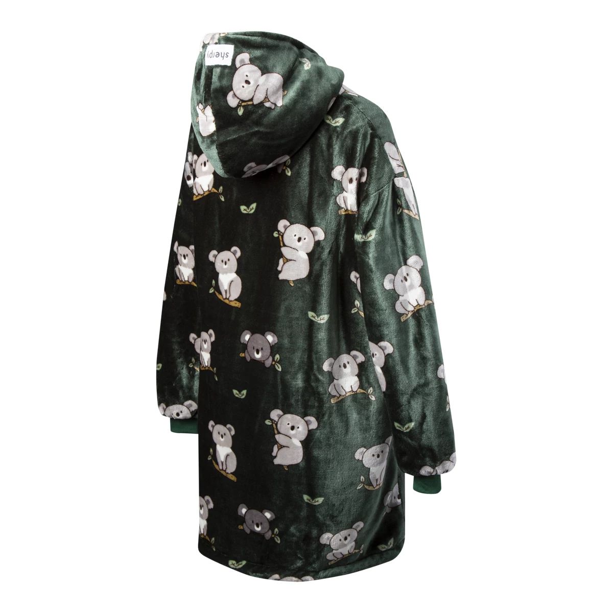 Pur Serenity Kids Reversible Sherpy Oversized Sweatshirt Back_Angled_Right