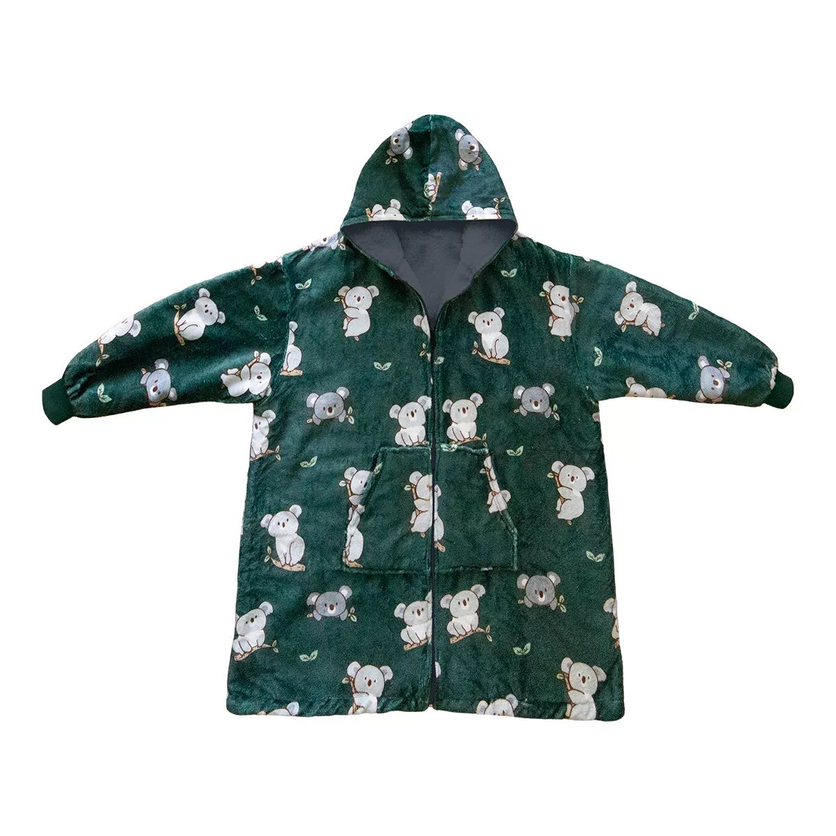 Pur Serenity Kids Reversible Sherpy Oversized Sweatshirt Front_Flat