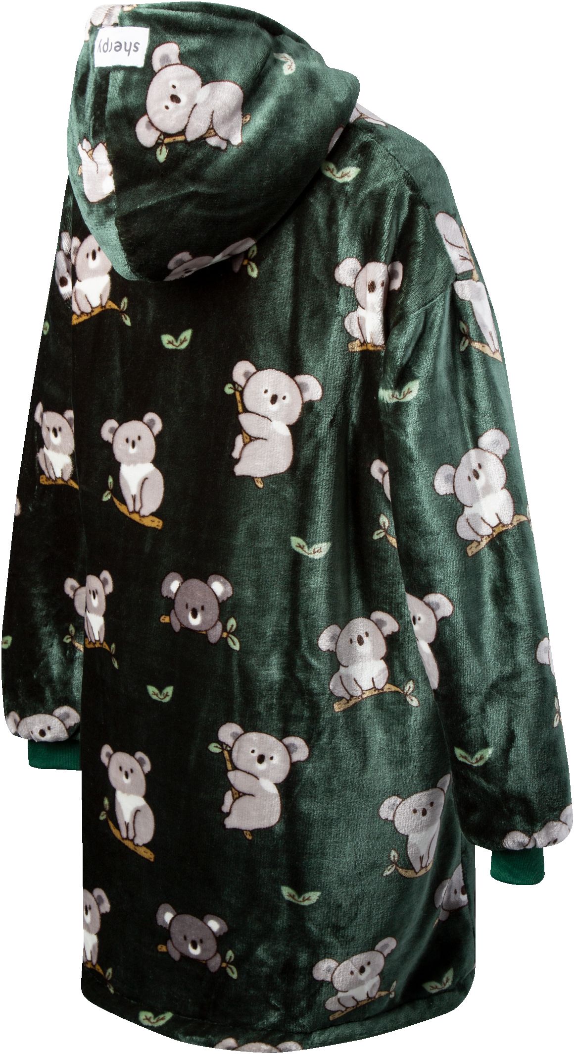 Pur Serenity Kids Reversible Sherpy Oversized Sweatshirt Back_Angled_Right