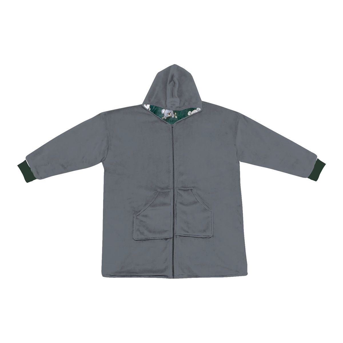 Pur Serenity Kids Reversible Sherpy Oversized Sweatshirt Front_Flat