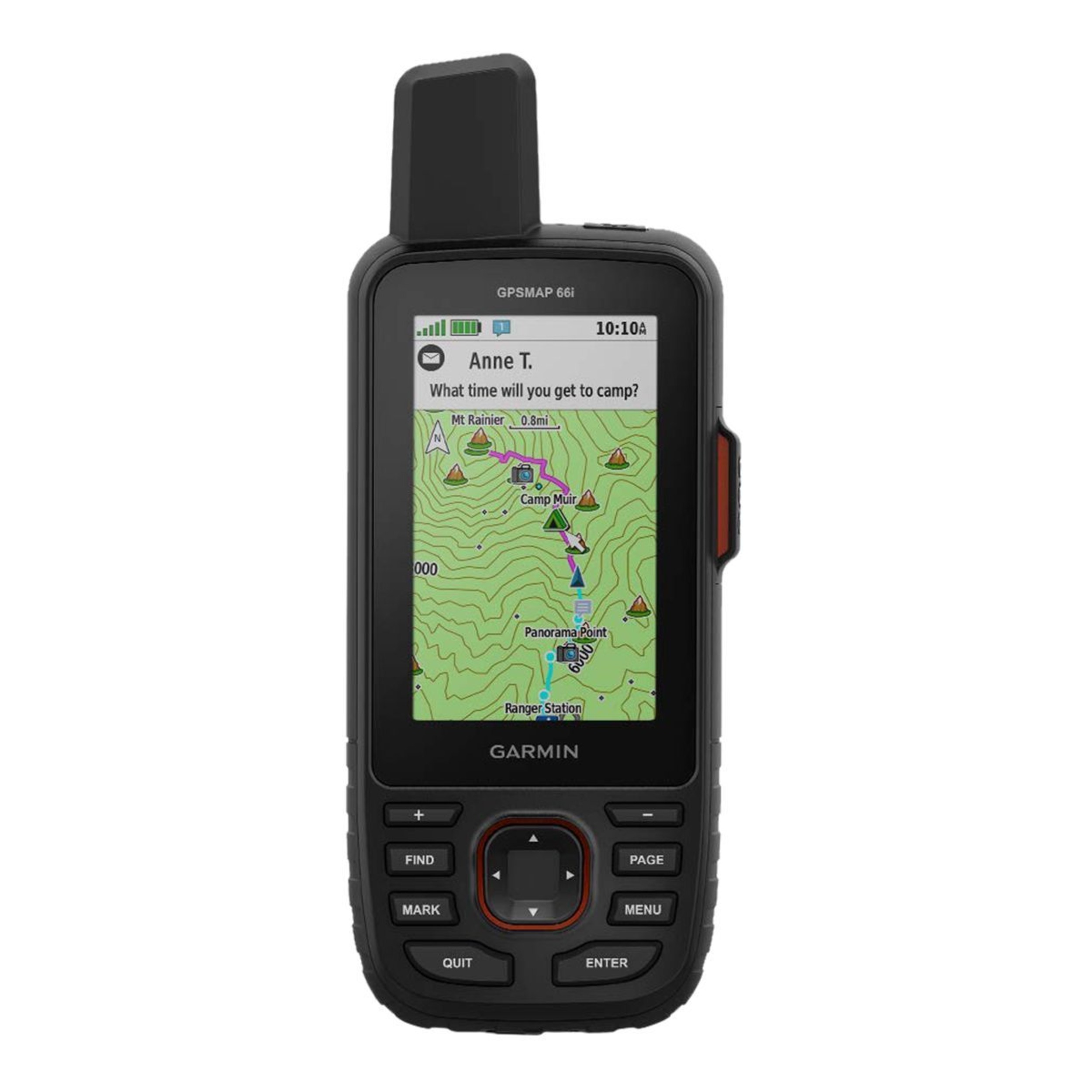 Garmin 66I GPS Map Front_Flat