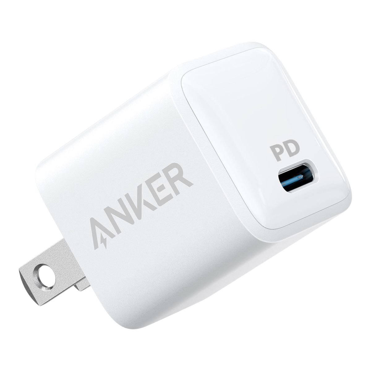 Anker PowerPort PD Nano Travel Wall Charger Front_Angled_Right